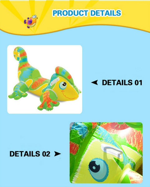 Gecko Animal Ride-On Pool Floats