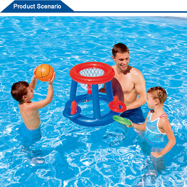 Inflatable Basketball Set with Rings