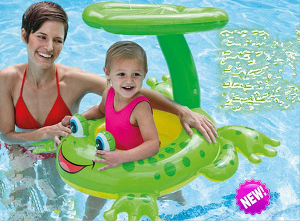 Frog sunshade Floating Kids Seat
